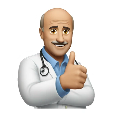 Dr Phil doing a thumbs up sticker