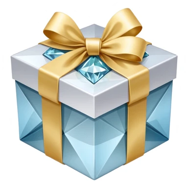 dimond gift box sticker