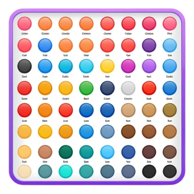 color palette guide book sticker