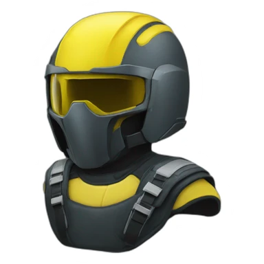 gilet jaune helmet sticker