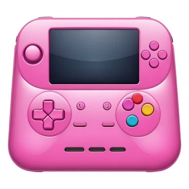gaming console pink sticker