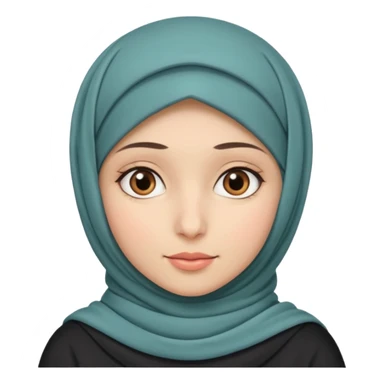 Girl with hijab sticker
