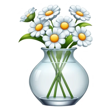 empty flower vase sticker