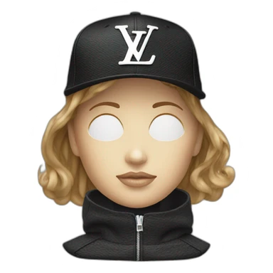 Only Louis Vuitton cap no face sticker