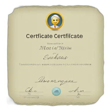 members certificate sticker