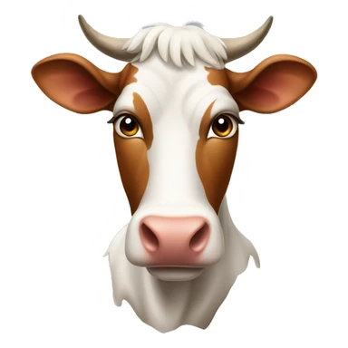 Male cow Brahman sticker