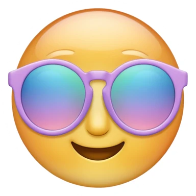 Pastel sunglasses sticker