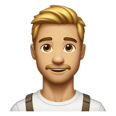 1.8 slight muscle lines, sunny puppy handsome guy, straight man sticker