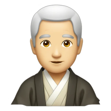 Shinto priest sticker