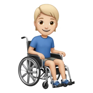 Disabled wheel chair user sticker