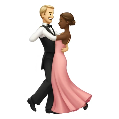 ballroom dancing waltz sticker
