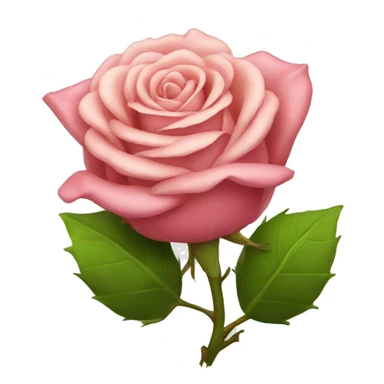 Rose with crown sticker