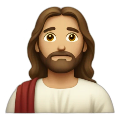 Jesus en la cruz sticker