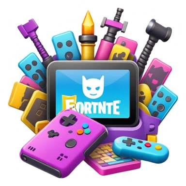 Invitation to play Fortnite on a Friday night sticker