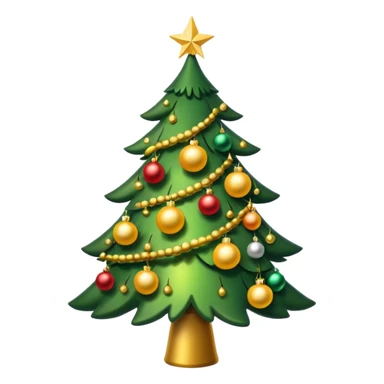 christmas tree with yellow warm glow liht sticker
