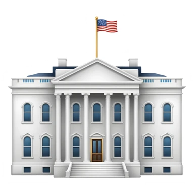 White House aesthetic  sticker