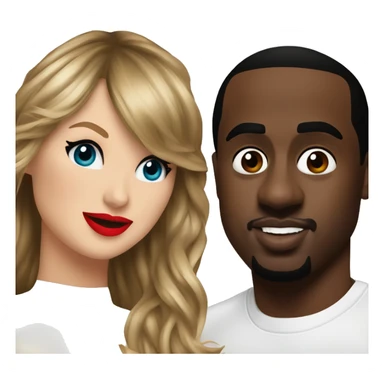 taylor swift and p.diddy sticker