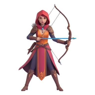 Leliana from Dragon Age as a spymaster with bow sticker