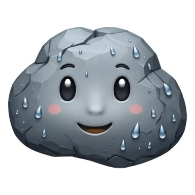 67 rain rock sticker