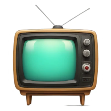 retro tv sticker