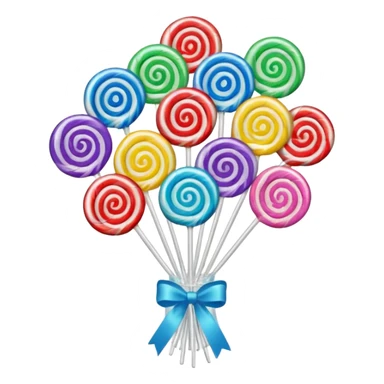 Bouquet of lolipops sticker