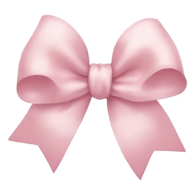 Light pink bow sticker