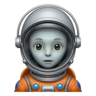 Alien astronut. sticker