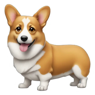 corgi in new york sticker