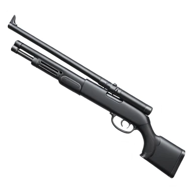 Black shotgun sticker