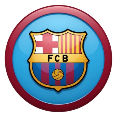 Fc Barcelona logo imoji sticker