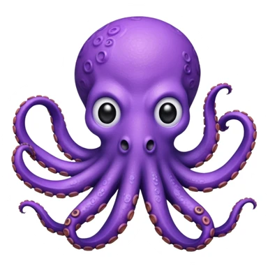 Octopus with joints in each hand sticker