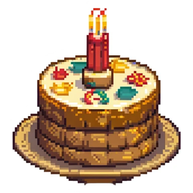 dangao Chinese birthday cake sticker