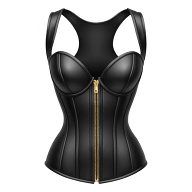 metal zip corsete sticker