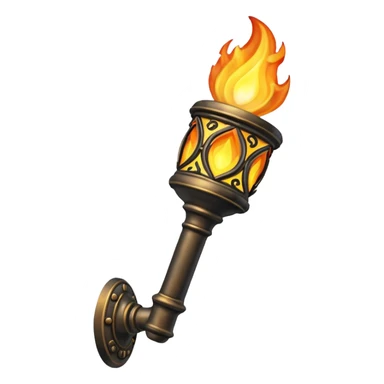 Wall Mounted Torch sticker