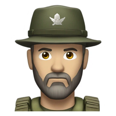 Captain price from call of duty sticker