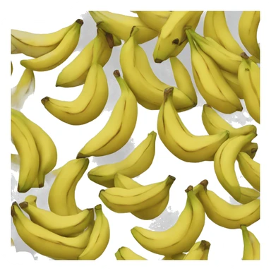 Un gato tirando un platano sticker