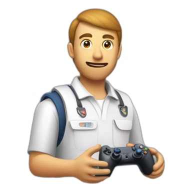 inoxtag playing ps5 sticker