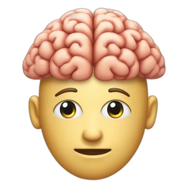 a brain reading  sticker