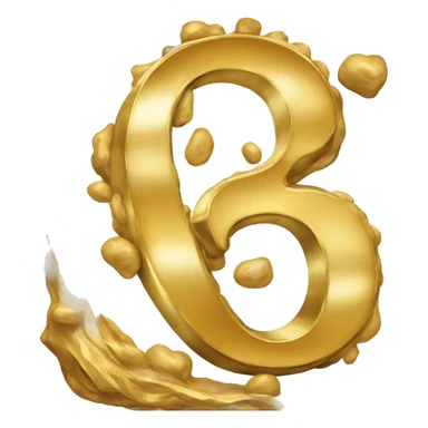 the letter OGS that is golden and bolded sticker