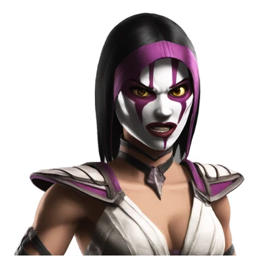 frightened Mileena Mortal Kombat X sticker