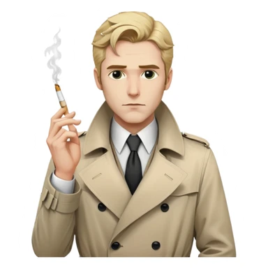 transparent bg john constatine sticker