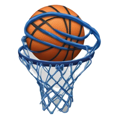 WIRE FRAM BASKETBALL sticker