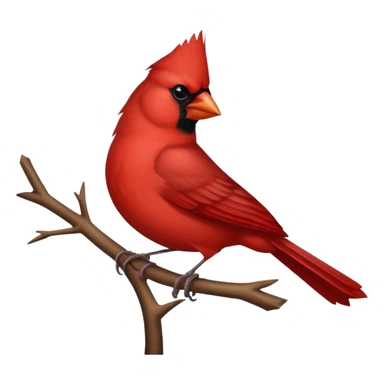 Cardinal bird sticker