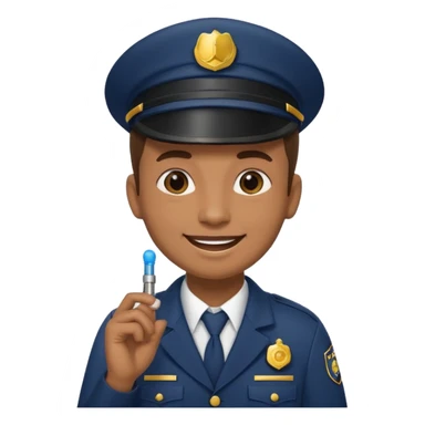 bus conductor whistle sticker