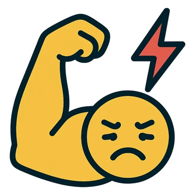 you gotta push through the pain sticker