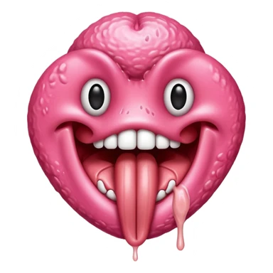 human tongue sticker