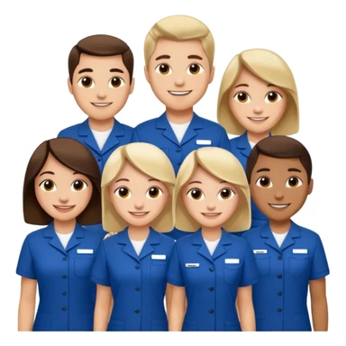 Team work hilton go sticker