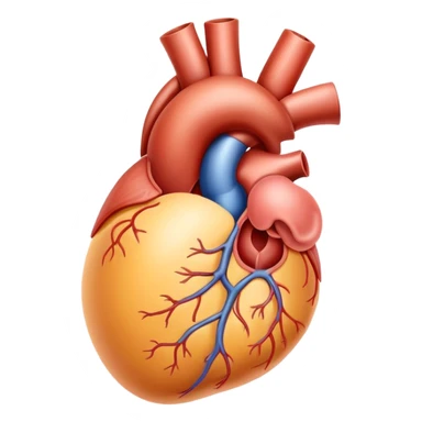 A symbolic male reproductive system, abstract medical illustration sticker