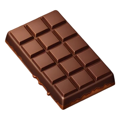 a bitten chocolate bar sticker