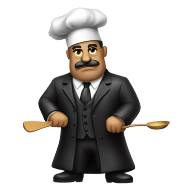Mafia boss cooking  sticker